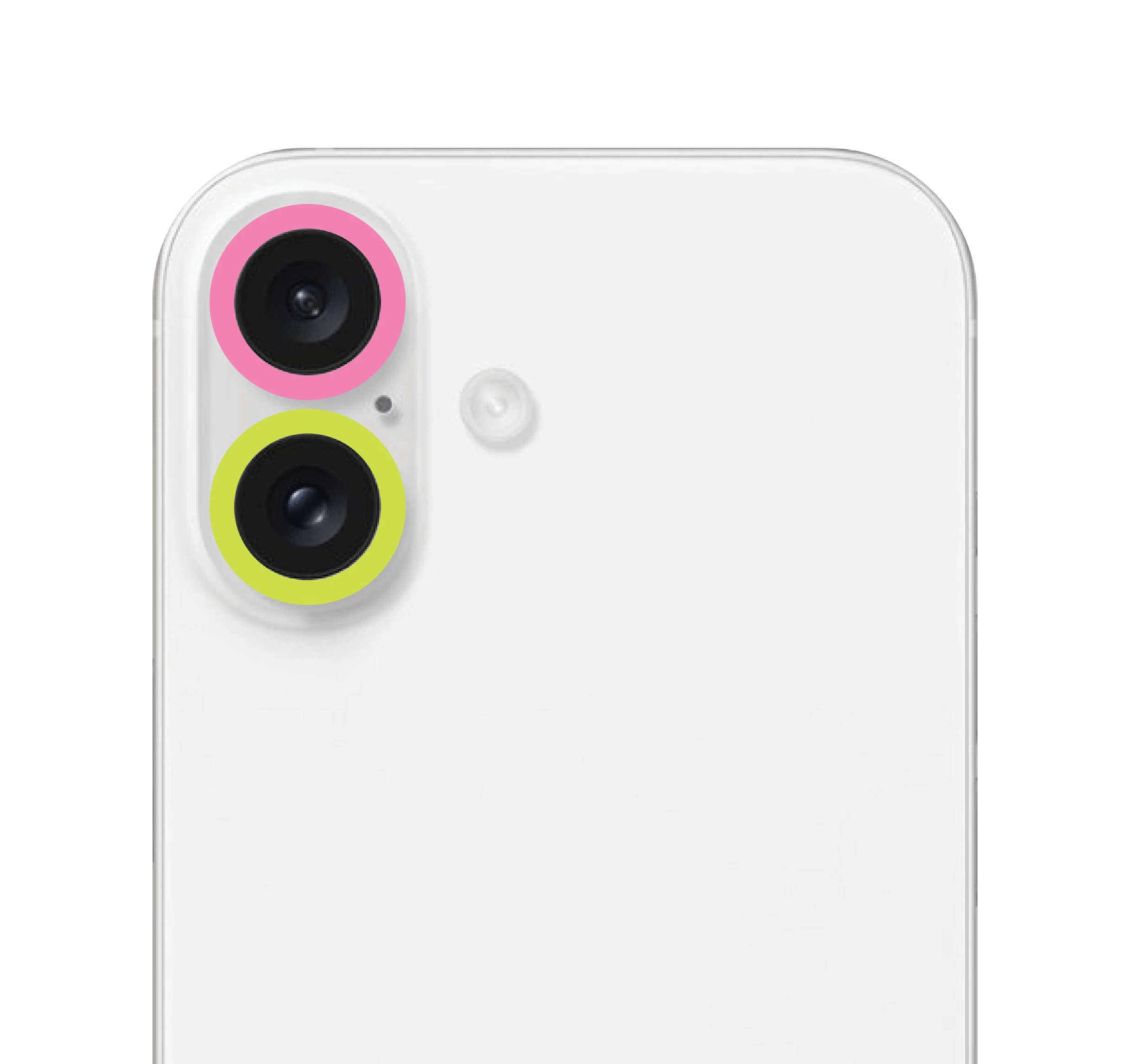 iphone 16/plus lens pink-lemon